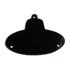 레진아트 자개공예 전통 갓키링만들기 검정아크릴 저승사자모자(구멍2개)