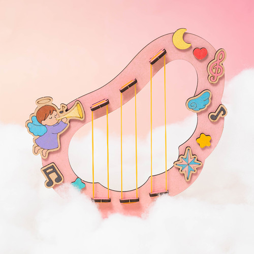 민화샵 MDF 하프 만들기