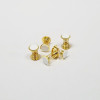 점프스프링(대)금색/1봉지10개 높이3.5cm 원2.5cm
