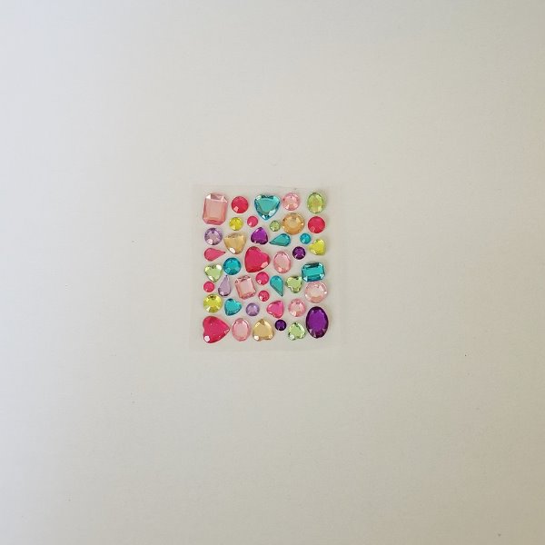 큐빅스티커 (모양믹스) A형 6cm x 7.5cm